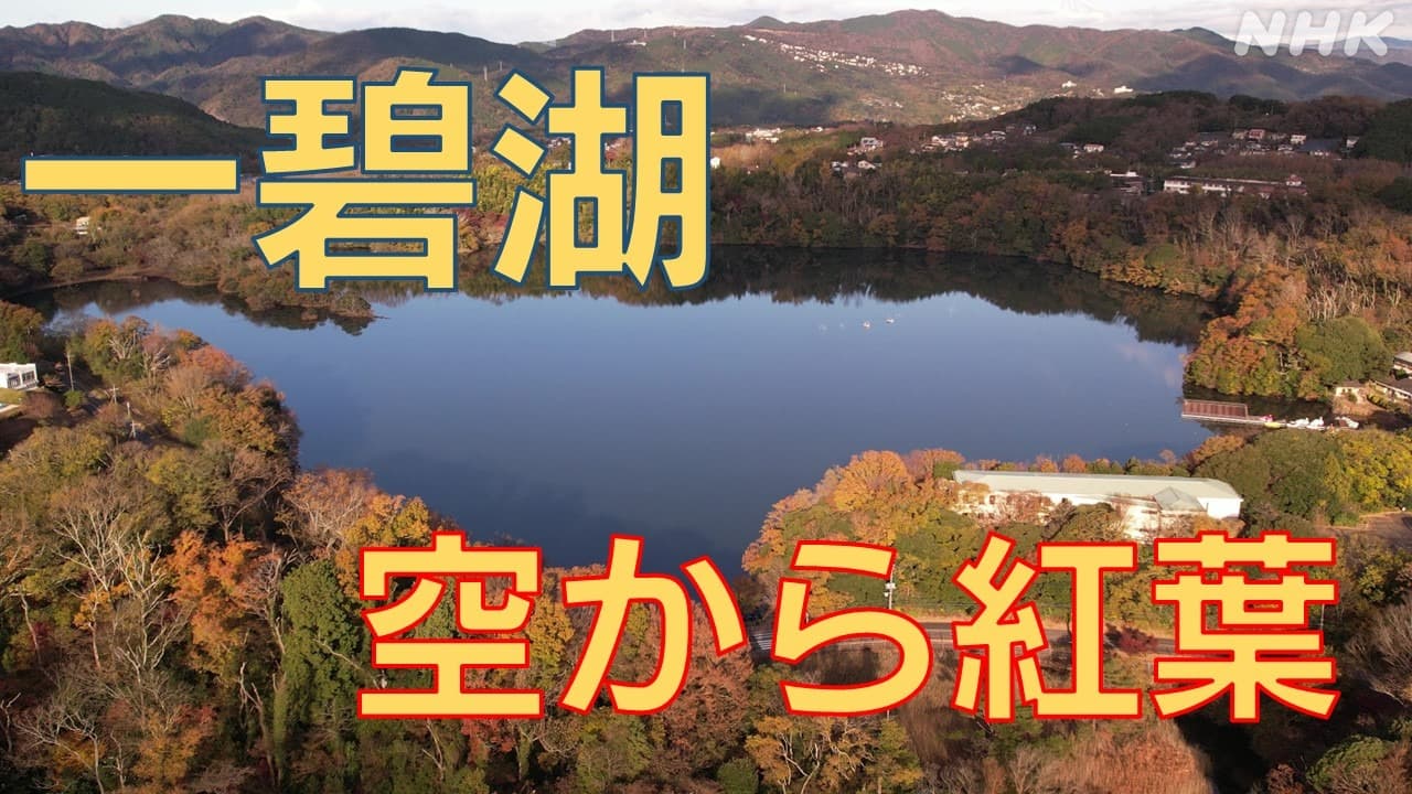 【動画】 静岡 伊東市 “伊豆の瞳” 一碧湖の紅葉
