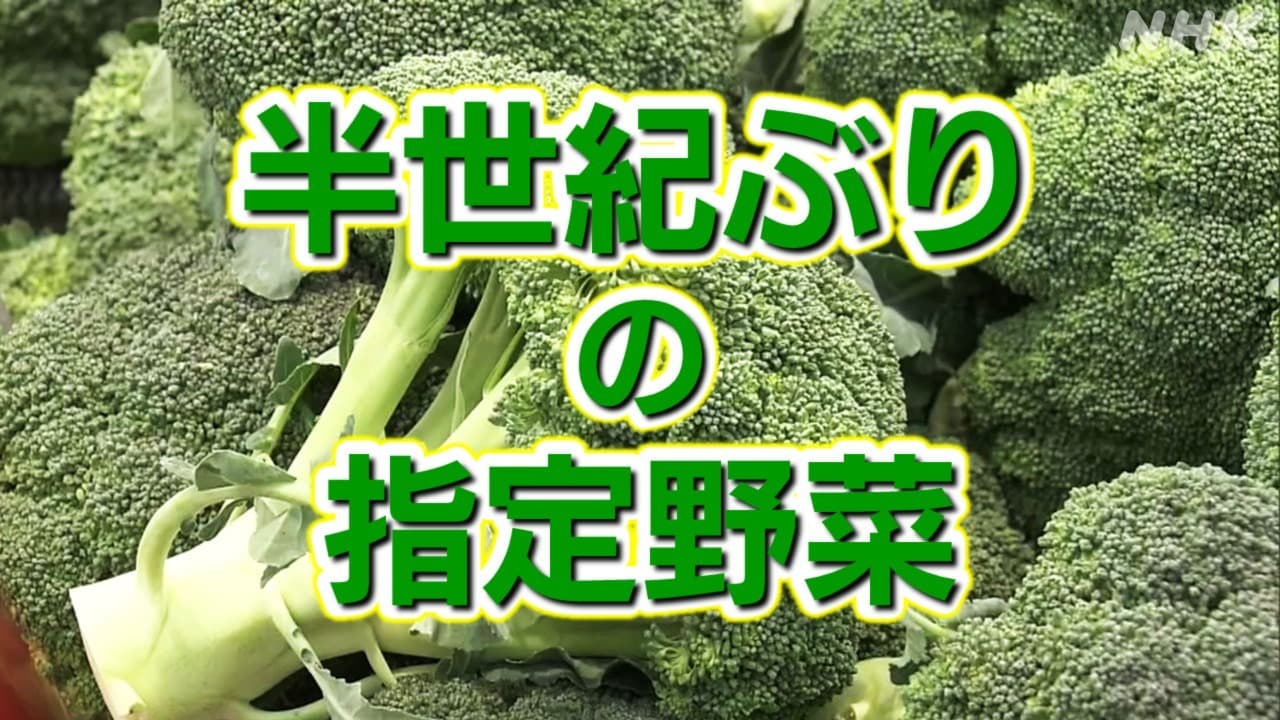 ブロッコリー 26年度から「指定野菜」に！立川市の生産者“天候で出来具合決まる苦労多い野菜なのでありがたい” | NHK