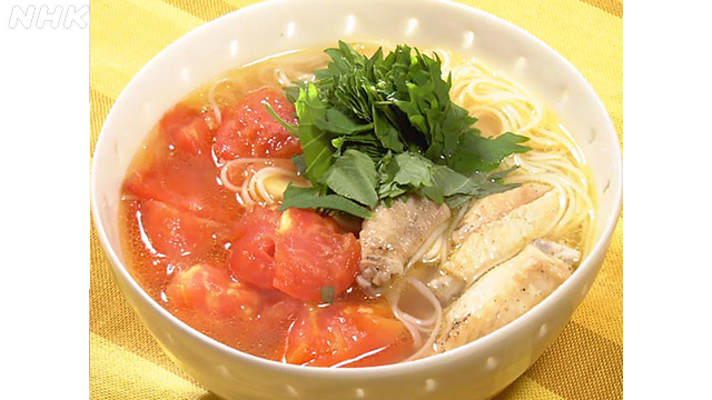 トマトにゅう麺